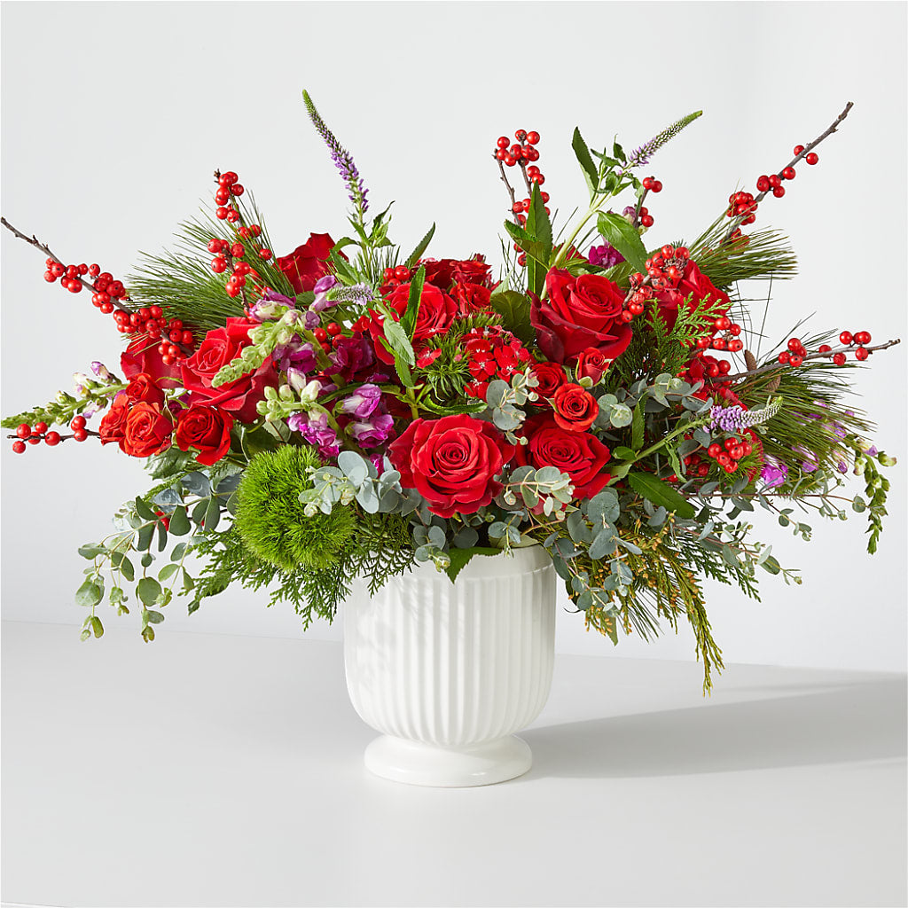 Big Red Bow Bouquet – Fleurs.ca, Quebec PQ