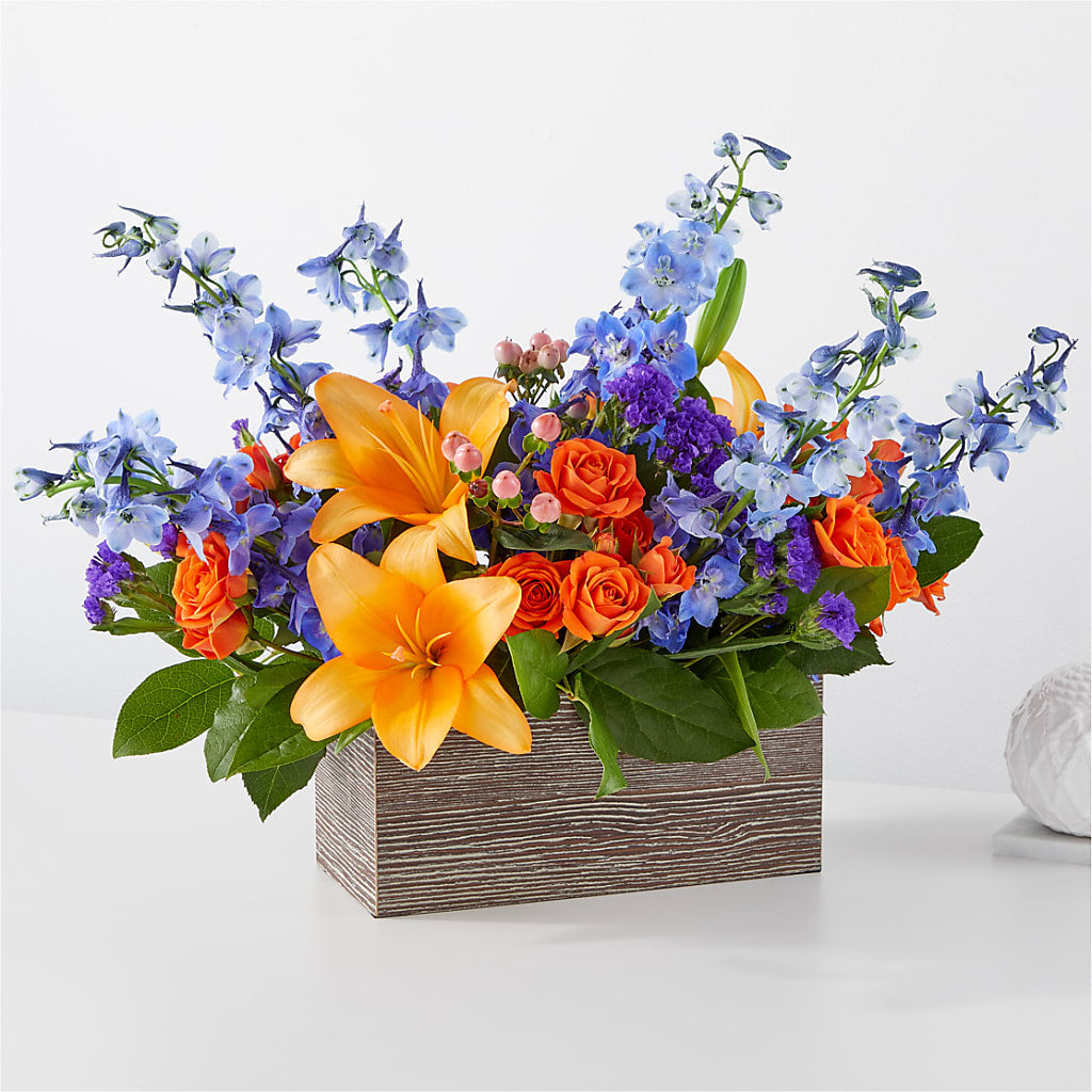 Radiant Citrus Box Bouquet – Fleurs.ca, Quebec PQ