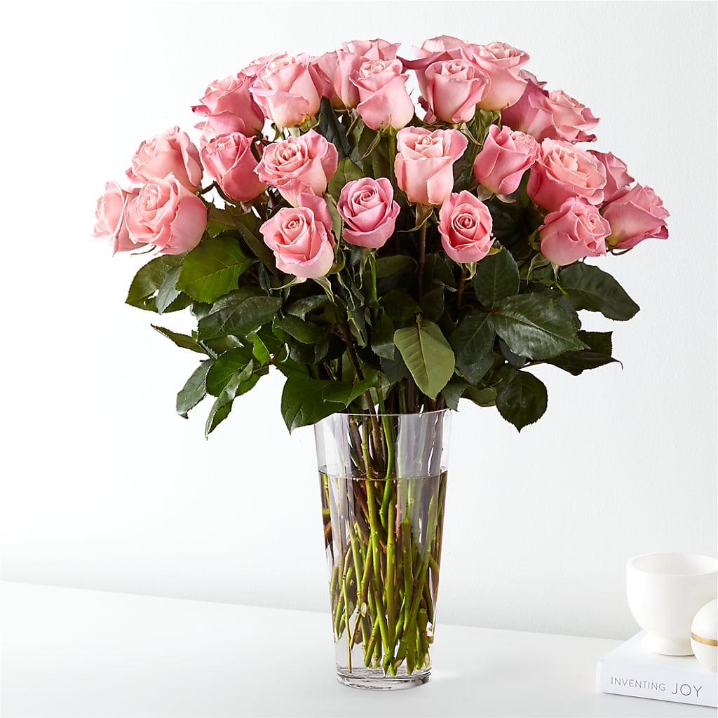 Long Stem Pink Rose Bouquet – Fleurs.ca, Quebec PQ
