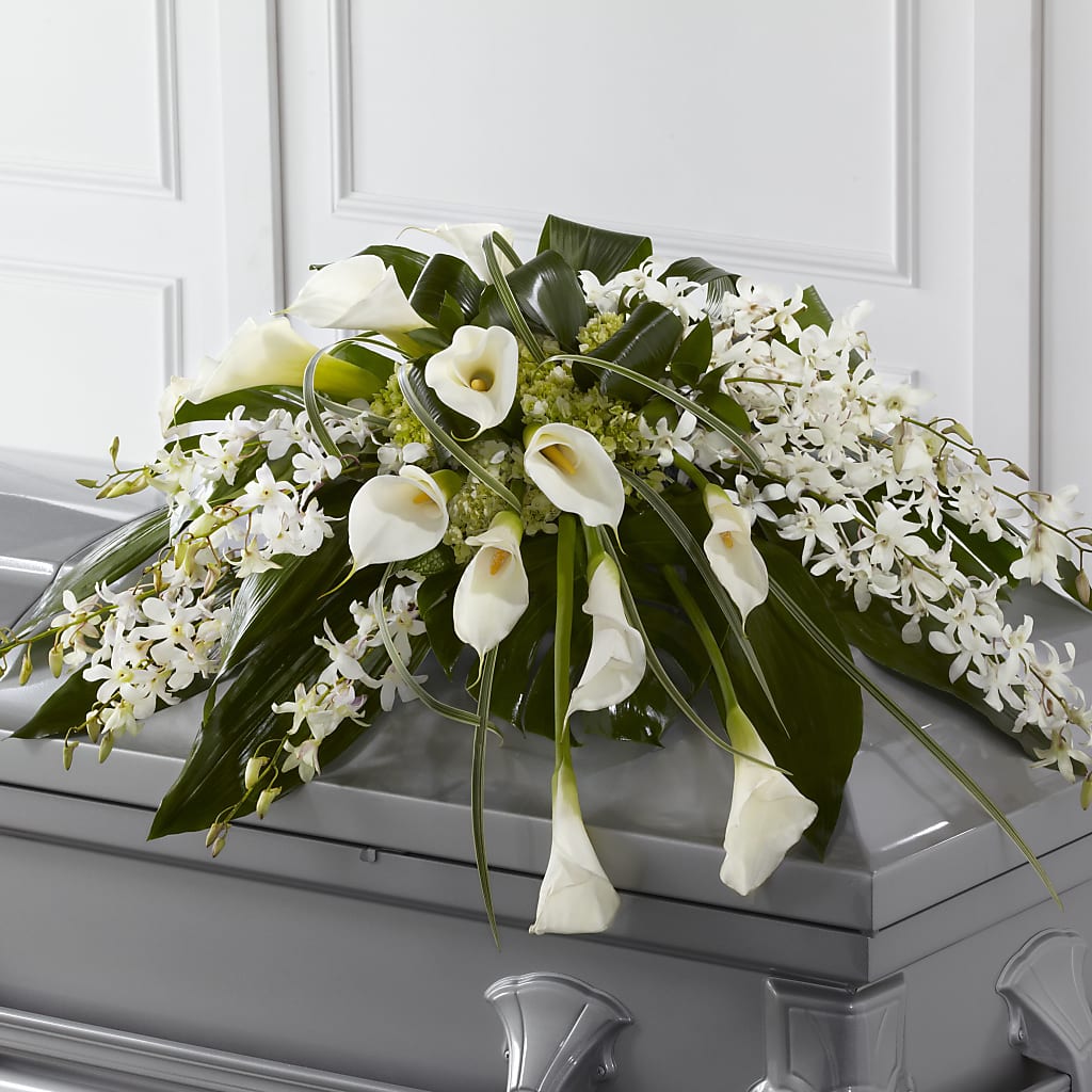 Angel Wings Casket Spray – Fleurs.ca, Quebec PQ