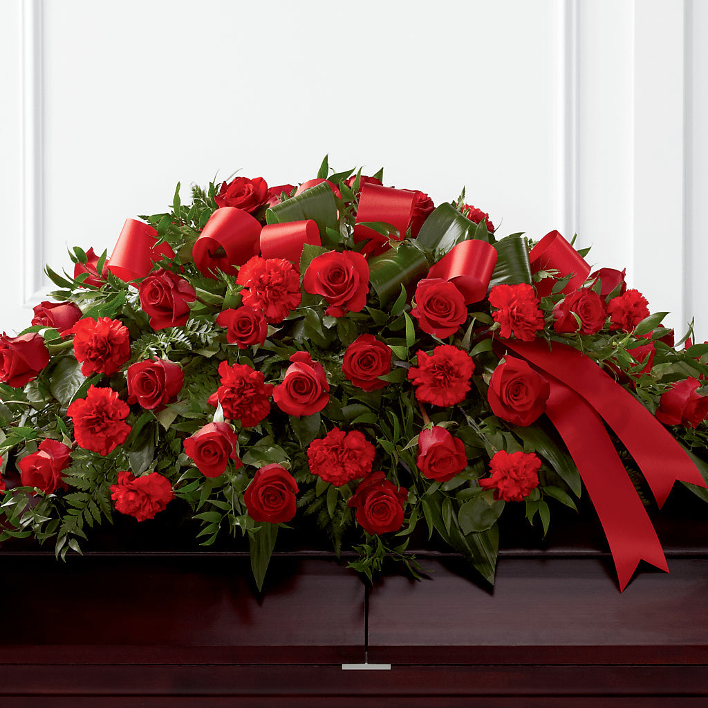 Tribute of Life Casket Spray – Fleurs.ca, Quebec PQ