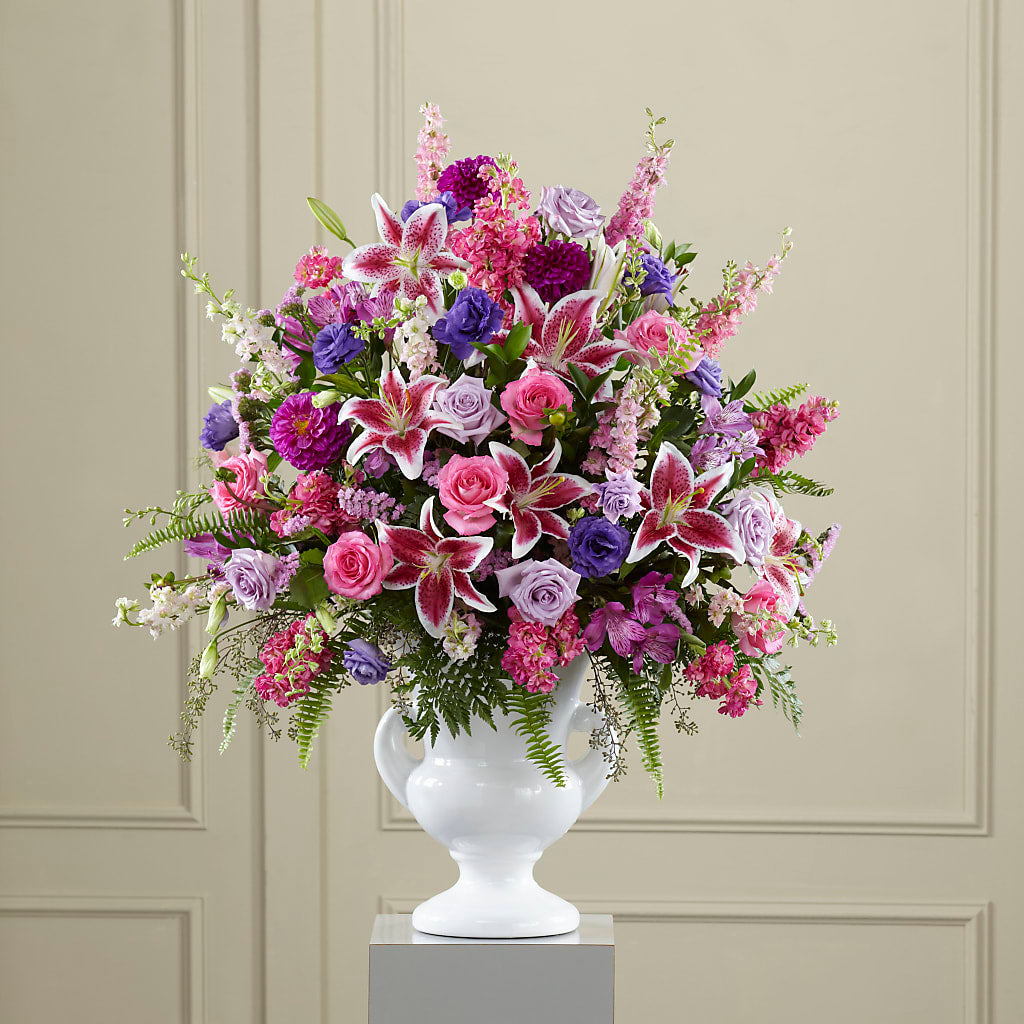 Peaceful Tribute Arrangement – Fleurs.ca, Quebec PQ