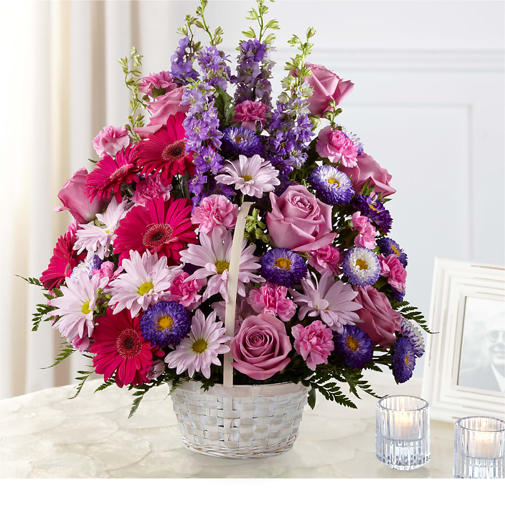 Pastel Peace Basket – Fleurs.ca, Quebec PQ