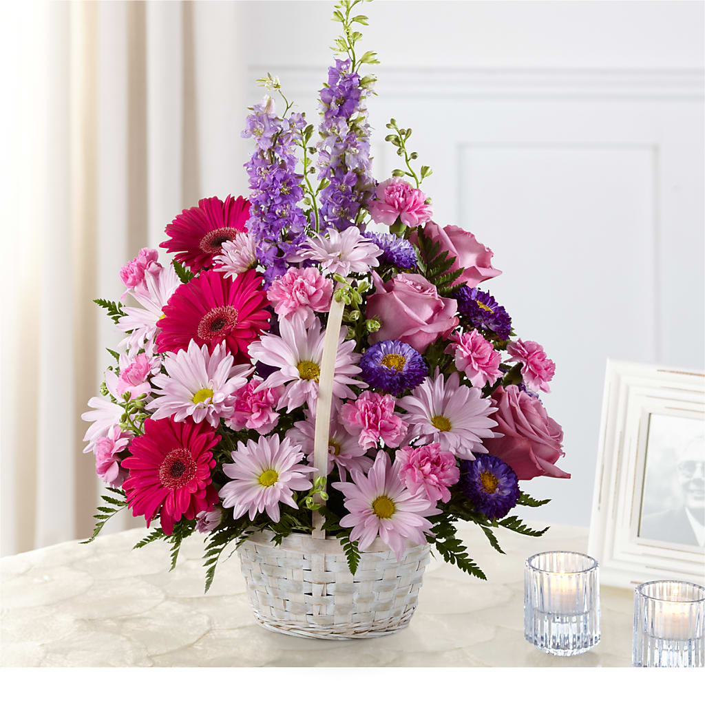 Pastel Peace Basket – Fleurs.ca, Quebec PQ