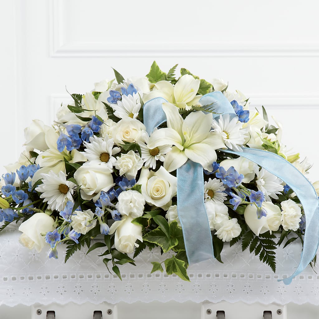 Tender Treasure Casket Spray – Fleurs.ca, Quebec PQ