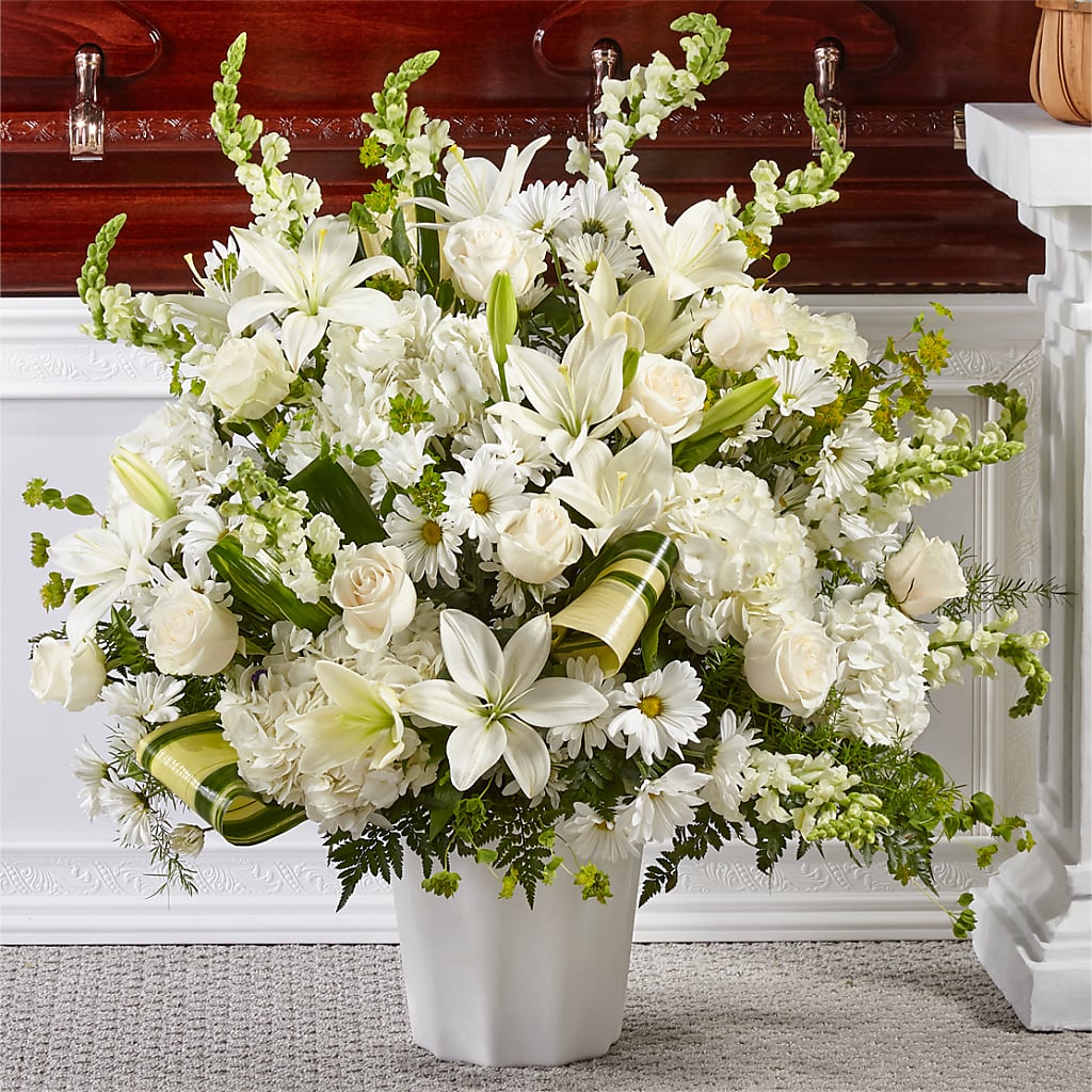 Thoughts of Tranquility Floor Basket – Fleurs.ca, Quebec PQ
