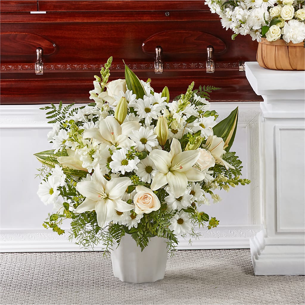 Thoughts of Tranquility Floor Basket – Fleurs.ca, Quebec PQ
