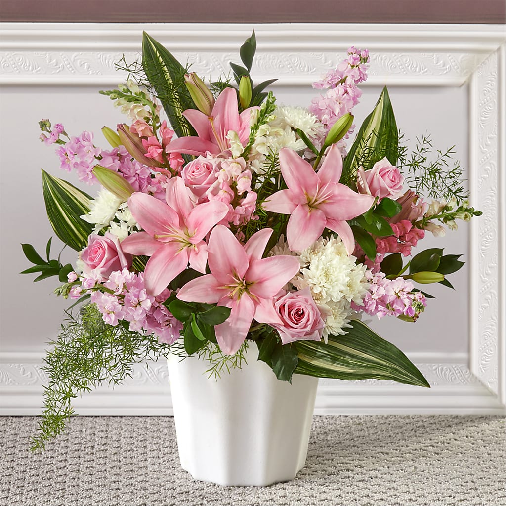 Simply Serene Floor Basket – Fleurs.ca, Quebec PQ