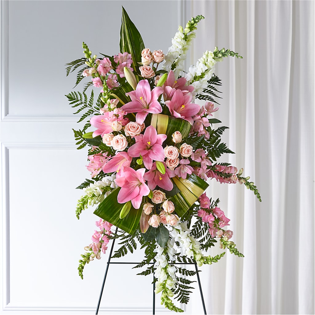 Elegant Embrace Standing Spray – Fleurs.ca, Quebec PQ