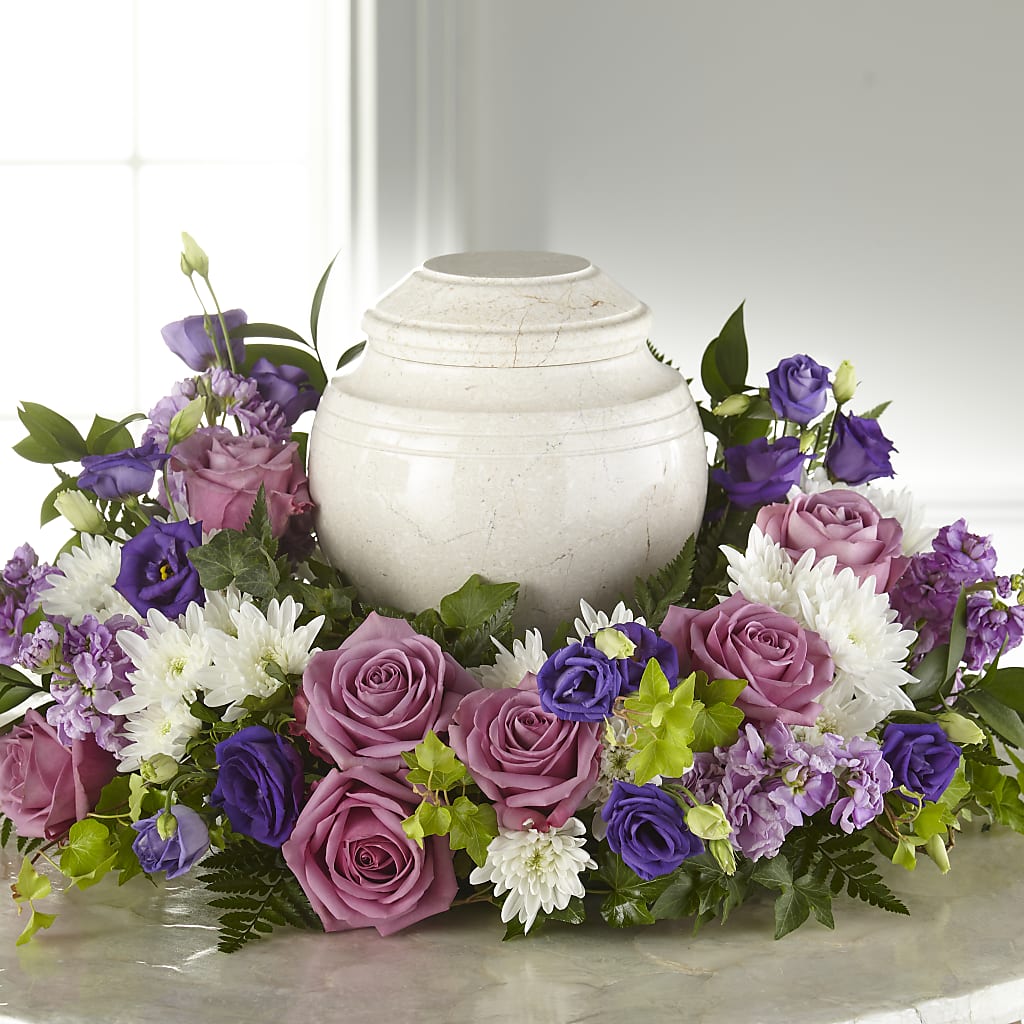 Blooming Sympathy Cremation Adornment – Fleurs.ca, Quebec PQ