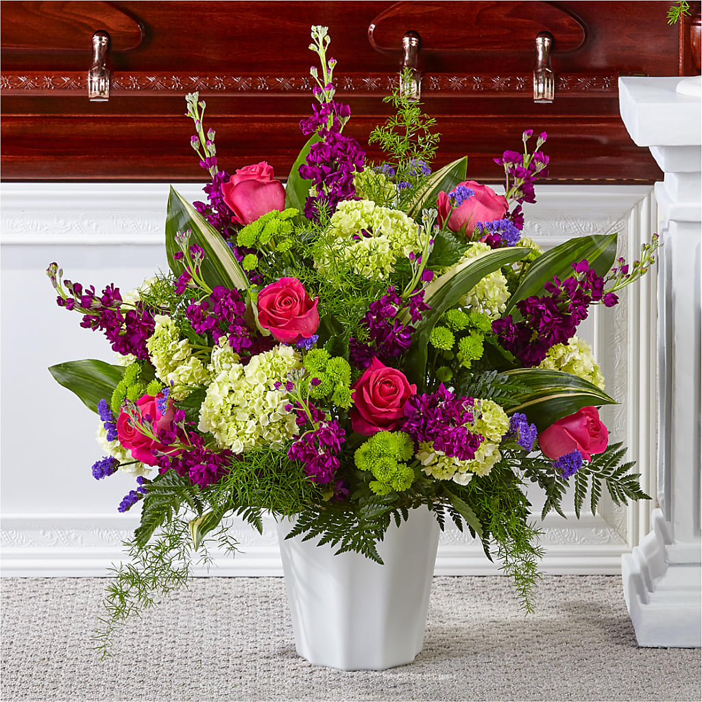 Beautiful Horizons Floor Basket – Fleurs.ca, Quebec PQ