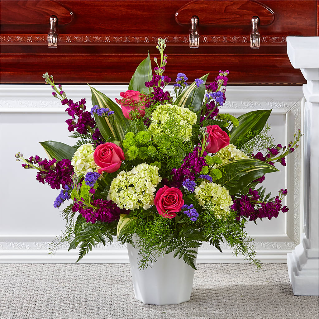 Beautiful Horizons Floor Basket – Fleurs.ca, Quebec PQ