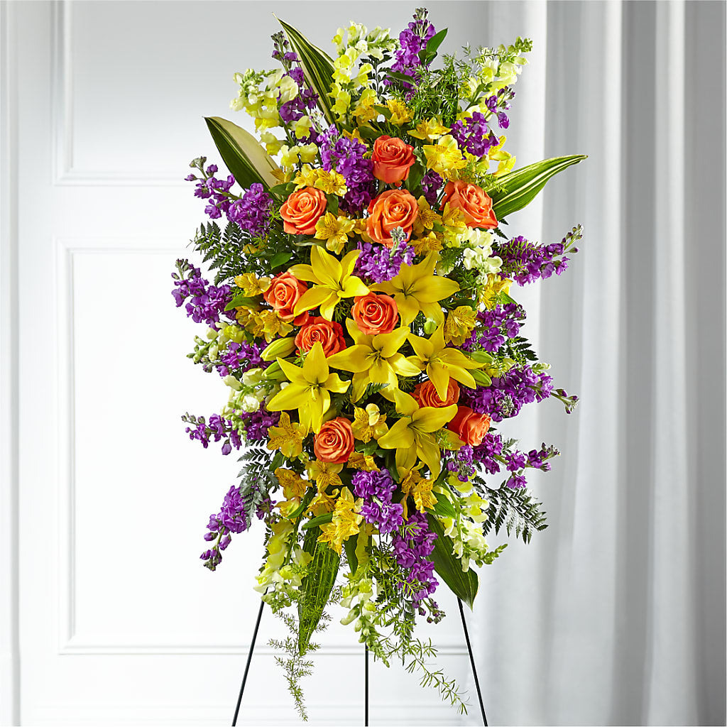 Thoughtful Prayers Standing Spray – Fleurs.ca, Quebec PQ