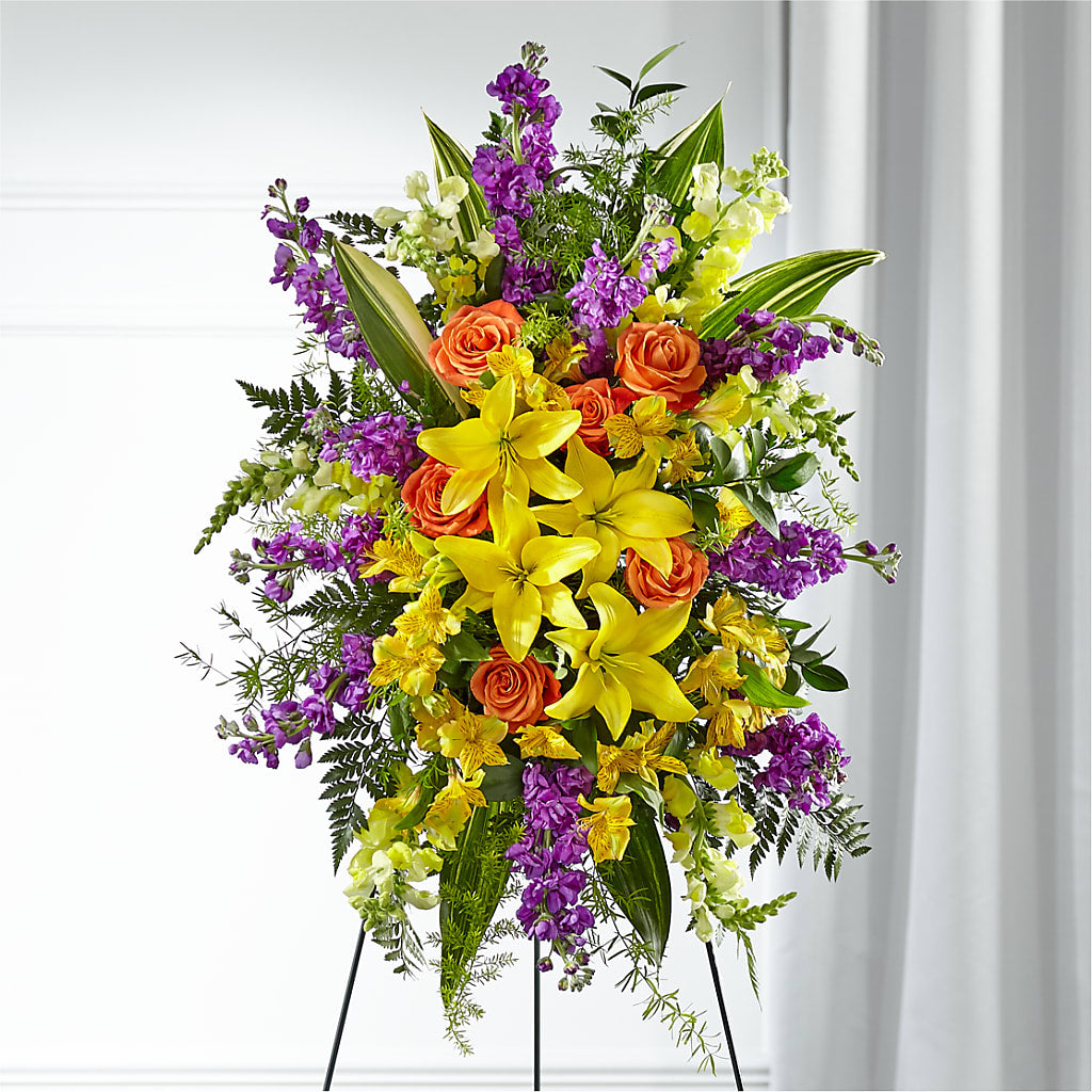 Thoughtful Prayers Standing Spray – Fleurs.ca, Quebec PQ