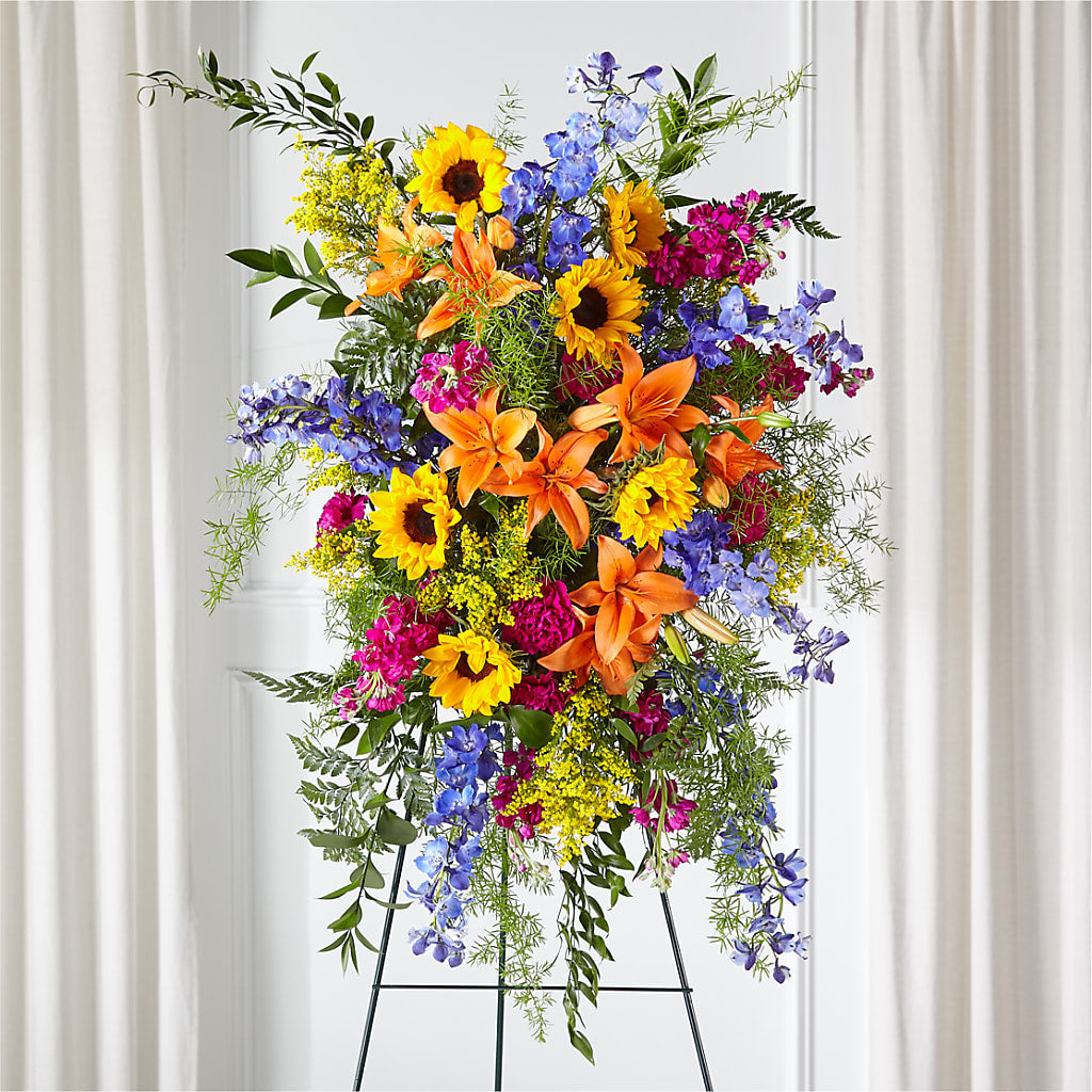 Sunlit Memories Standing Spray (Standard) – Fleurs.ca, Quebec PQ