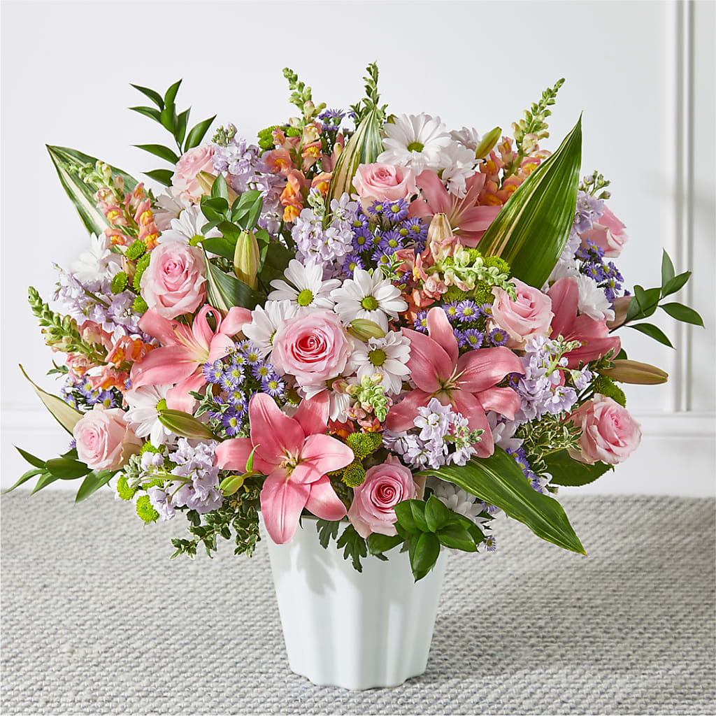 Abundant Compassion Floor Basket – Fleurs.ca, Quebec PQ