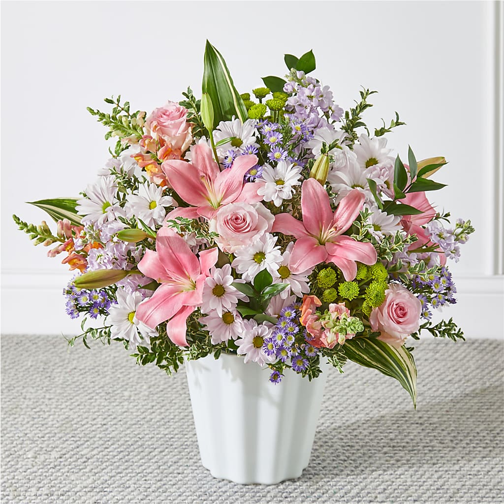 Abundant Compassion Floor Basket – Fleurs.ca, Quebec PQ