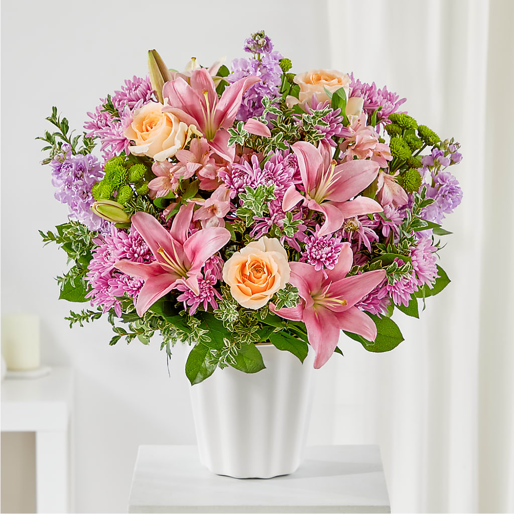 Supportive Embrace Tabletop Basket – Fleurs.ca, Quebec PQ