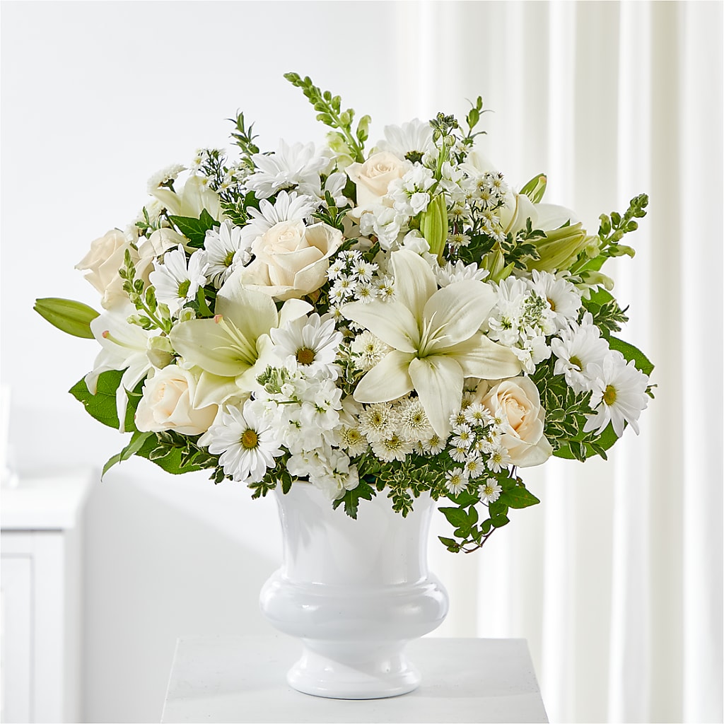 Uplifting Urn Arrangement – Fleurs.ca, Quebec PQ
