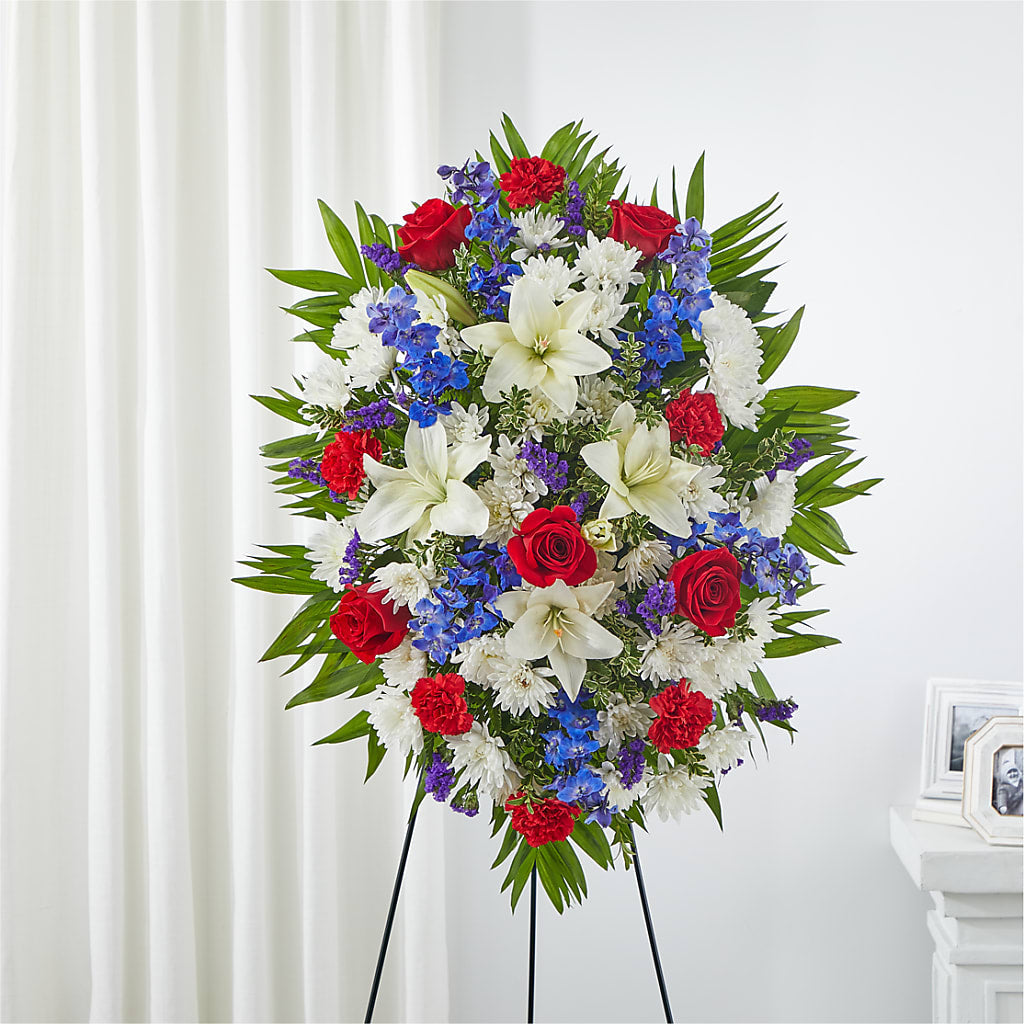 Cherished Service Standing Spray – Fleurs.ca, Quebec PQ