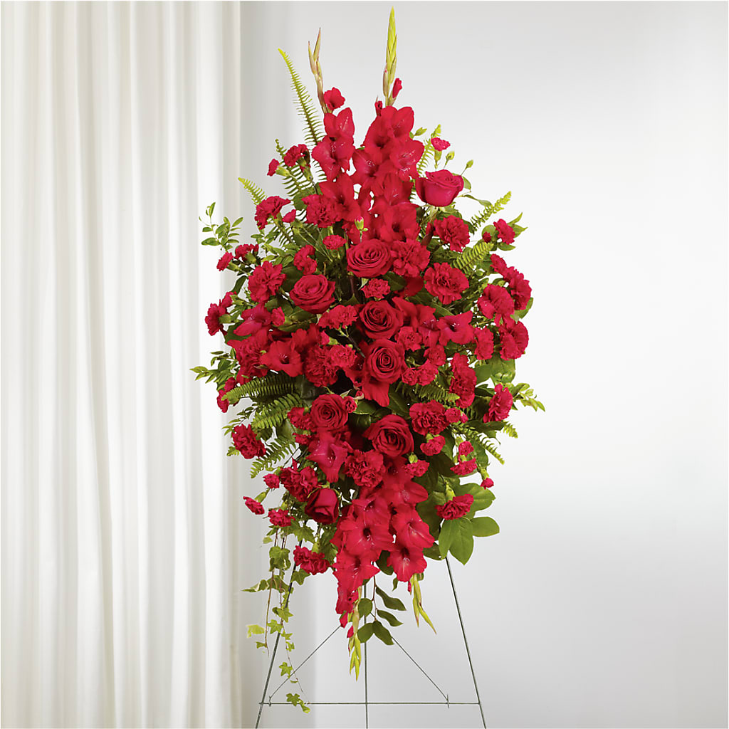 From the Heart Standing Spray – Fleurs.ca, Quebec PQ