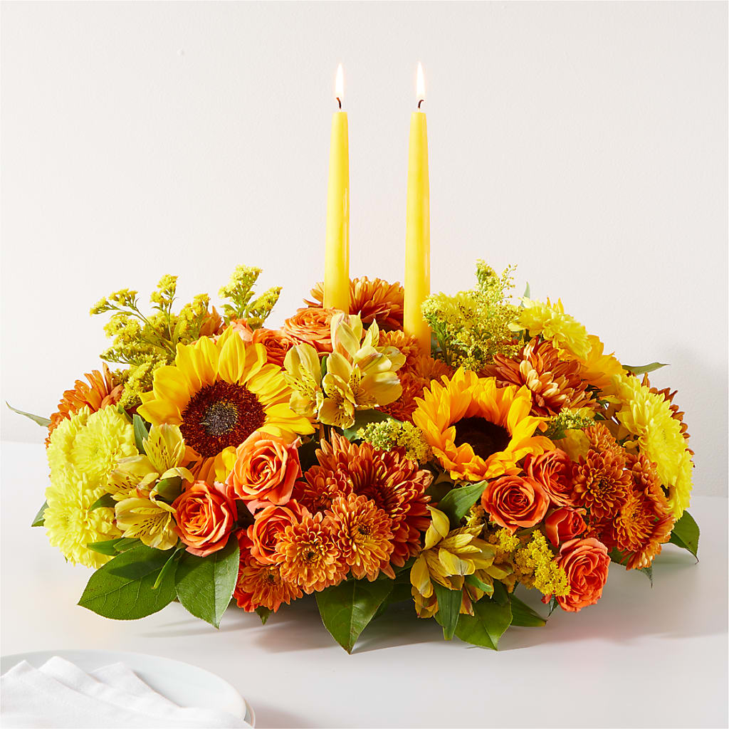 Autumn Harmony Centerpiece – Fleurs.ca, Quebec PQ