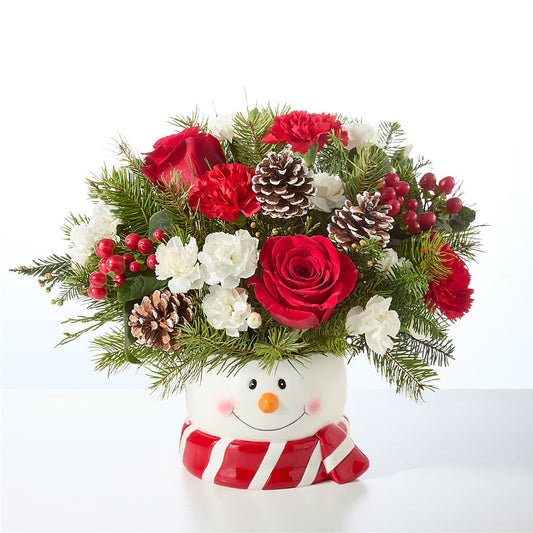 Jolly Snowman Bouquet –  Fleurs.ca, Quebec PQ