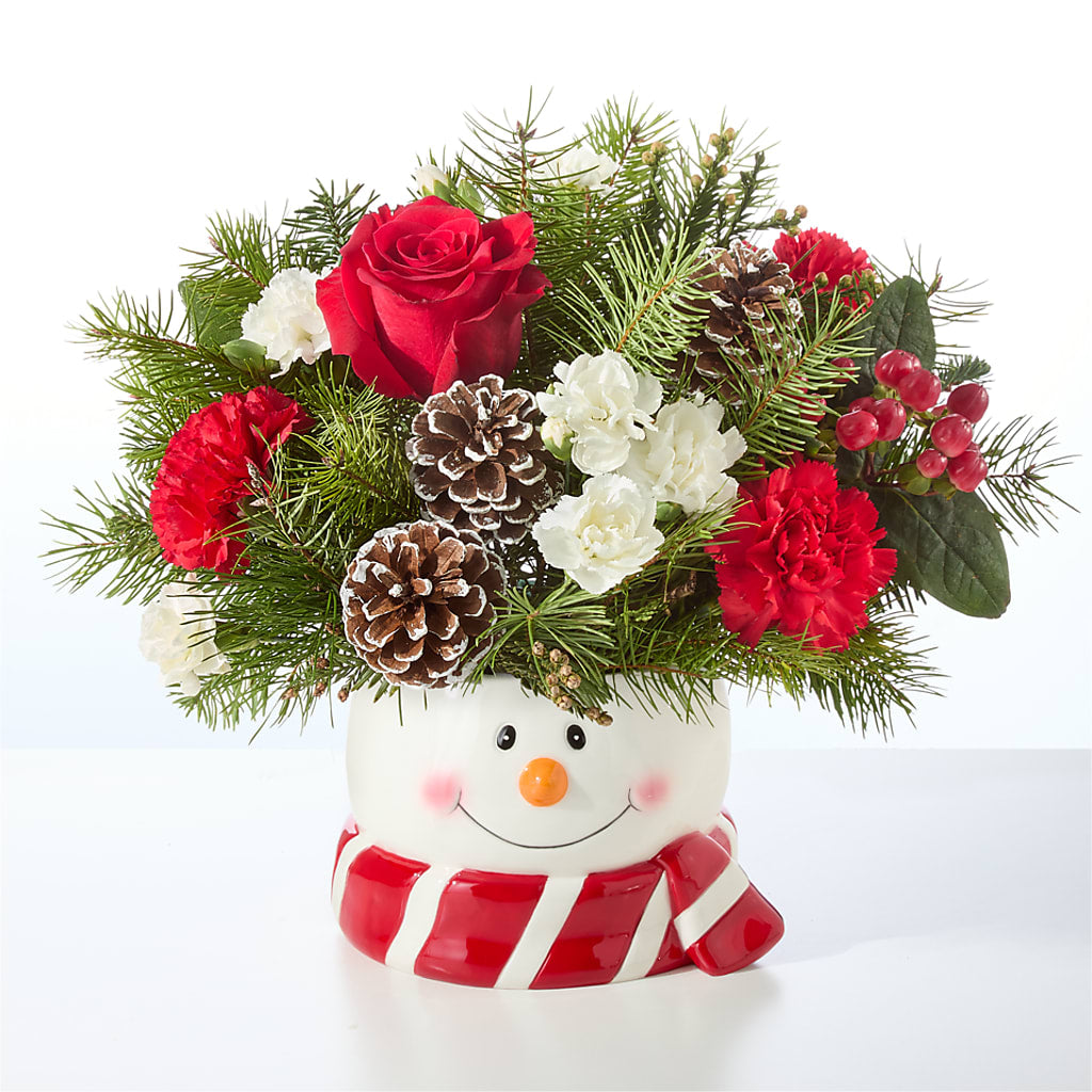 Jolly Snowman Bouquet –  Fleurs.ca, Quebec PQ