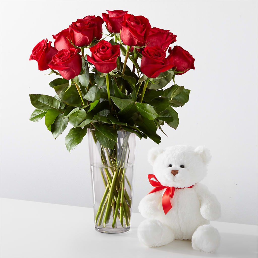 Romantic Long Stem Red Rose Bouquet Bundles –  Fleurs.ca, Quebec PQ
