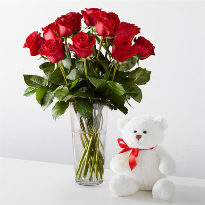 Romantic Long Stem Red Rose Bouquet Bundles –  Fleurs.ca, Quebec PQ