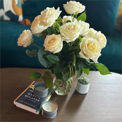 Long Stem Yellow Rose Bouquet –  Fleurs.ca, Quebec PQ