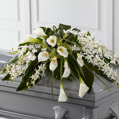 Angel Wings Casket Spray –  Fleurs.ca, Quebec PQ