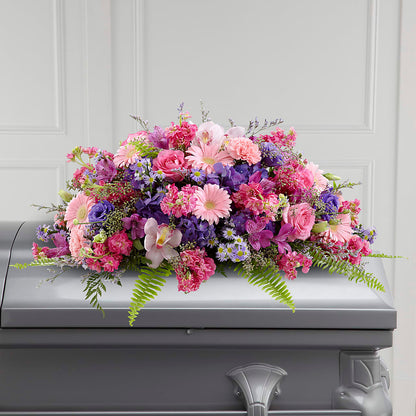 Glorious Garden Casket Spray –  Fleurs.ca, Quebec PQ