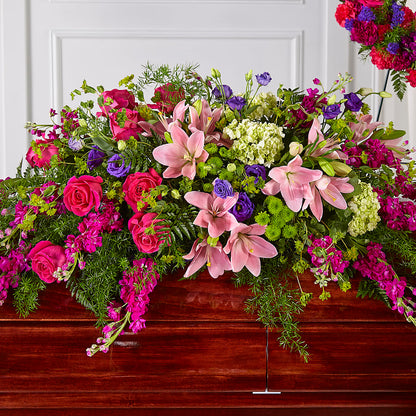 Radiant Tribute Casket Spray –  Fleurs.ca, Quebec PQ
