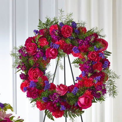 Calming Colors Wreath –  Fleurs.ca, Quebec PQ