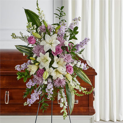 Grateful Hearts Standing Spray –  Fleurs.ca, Quebec PQ