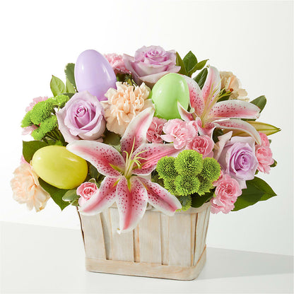 Panier de fleurs Eggcellent