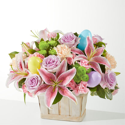 Panier de fleurs Eggcellent