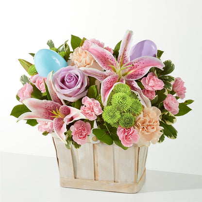 Panier de fleurs Eggcellent