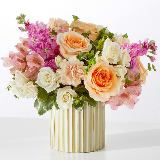Paradise Bouquet with Ivory Vase –  Fleurs.ca, Quebec PQ