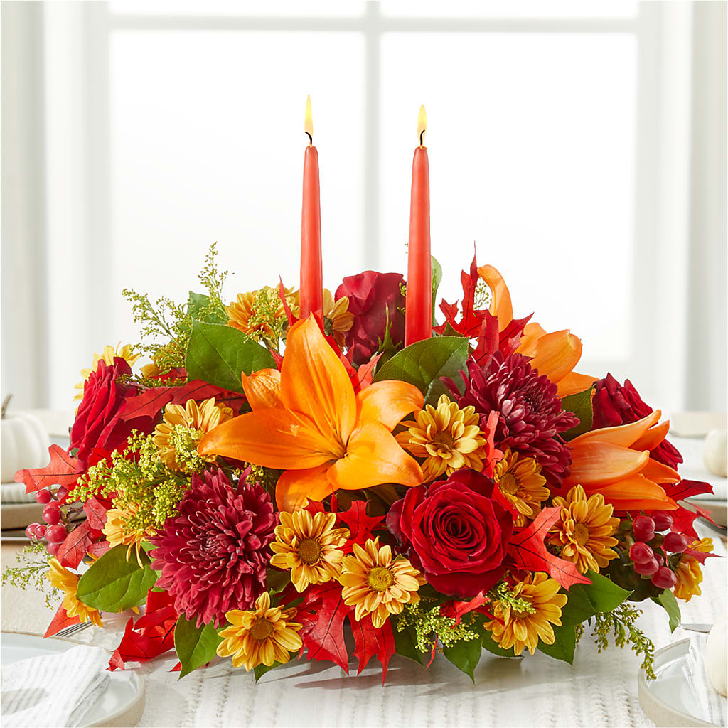Autumn's Embrace Centerpiece –  Fleurs.ca, Quebec PQ