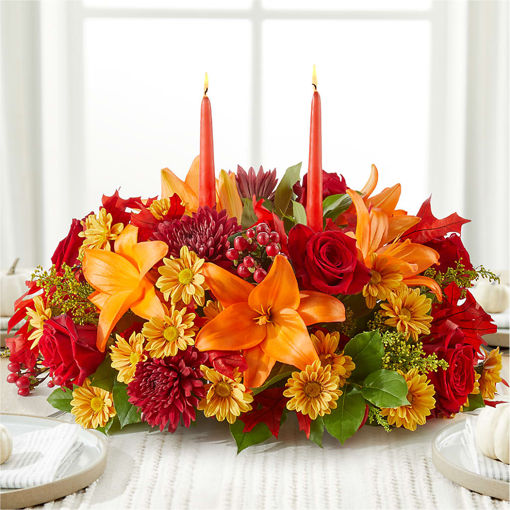 Autumn's Embrace Centerpiece –  Fleurs.ca, Quebec PQ
