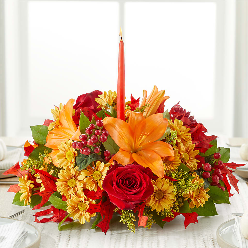 Autumn's Embrace Centerpiece –  Fleurs.ca, Quebec PQ